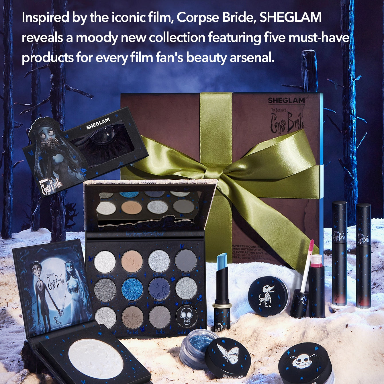 SHEGLAM Corpse Bride Full Makeup Collection Set Long-Wear Waterproof