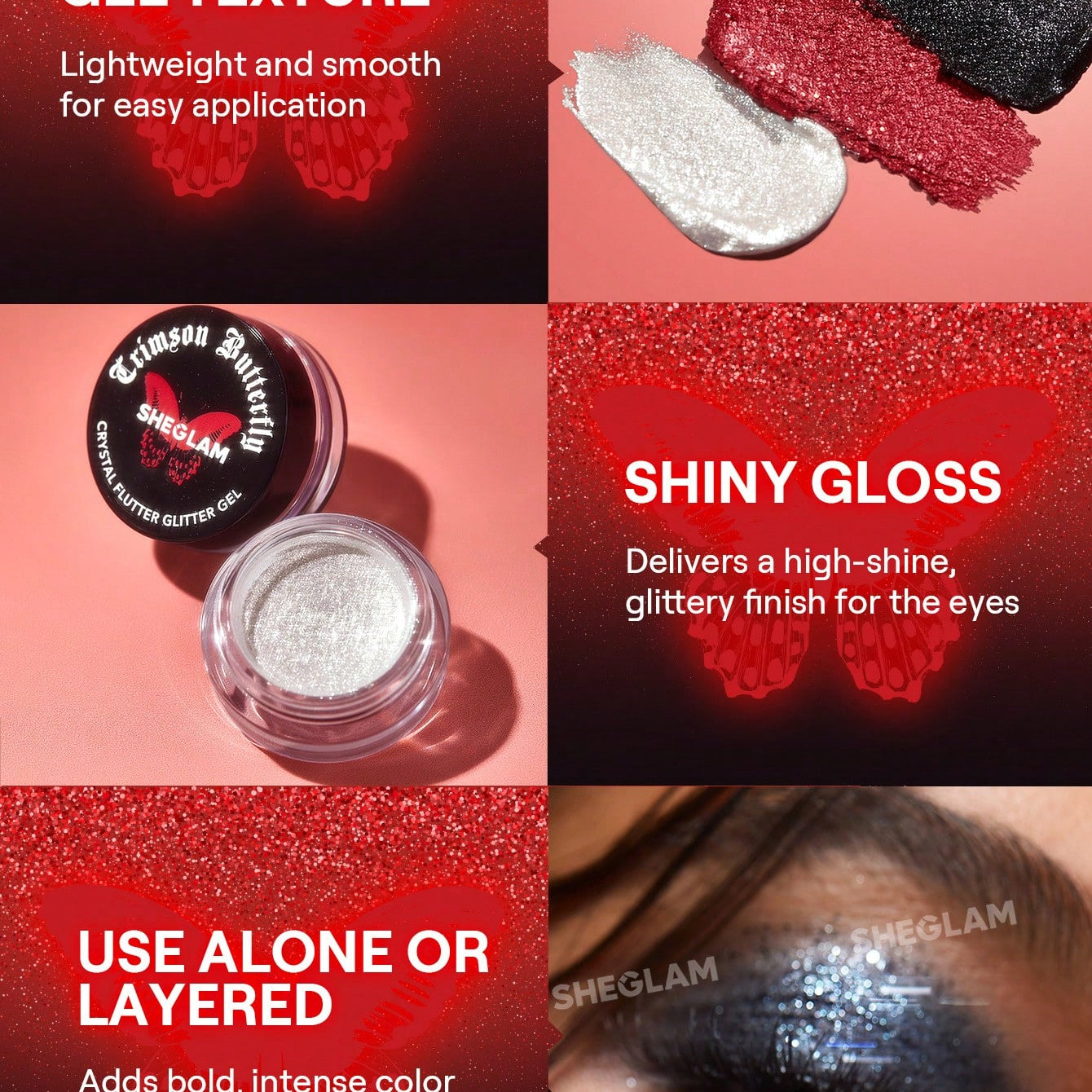 SHEGLAM Crimson Butterfly Full Collection Makeup Set