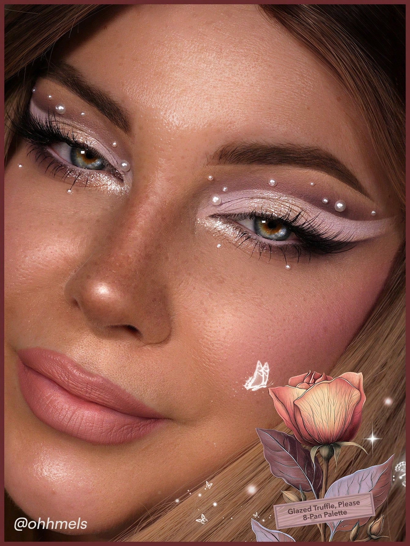 SHEGLAM Glazed Truffle Please 8-Pan Eyeshadow Palette Multicolor