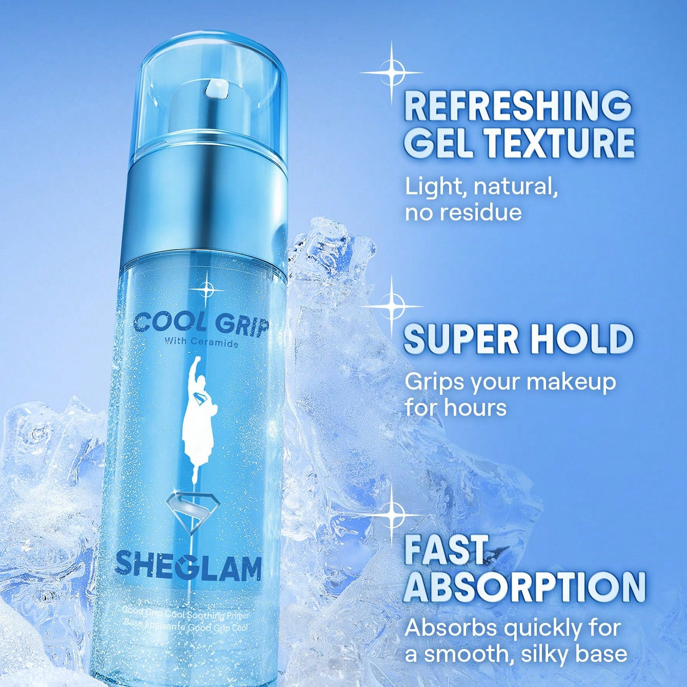 SHEGLAM Good Grip Cool Soothing Primer with Hydrating Long-Lasting Hold
