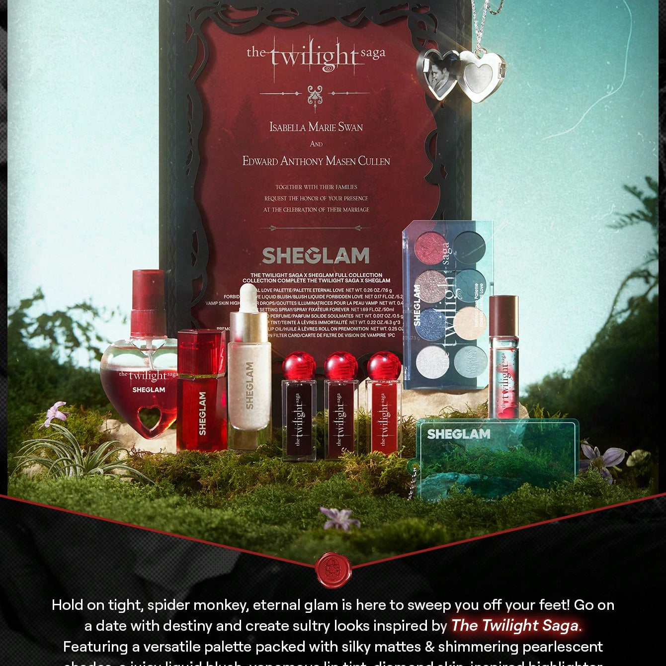 SHEGLAM Twilight Saga Immortality Long‑Wear Lip Tint Bitten Shade