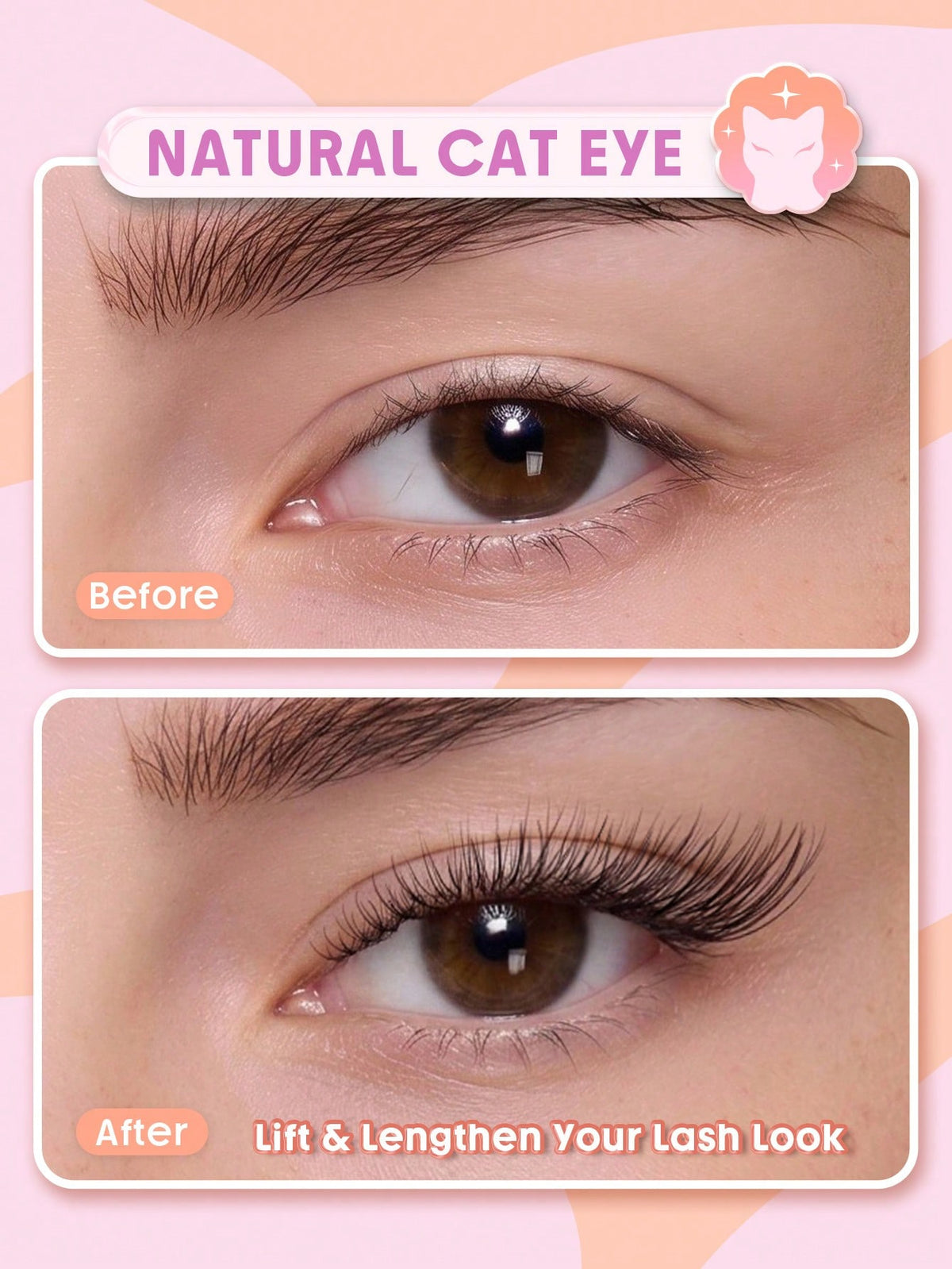 SHEGLAM Flutter Flirt Natural Cat Eye Half Strip Lashes
