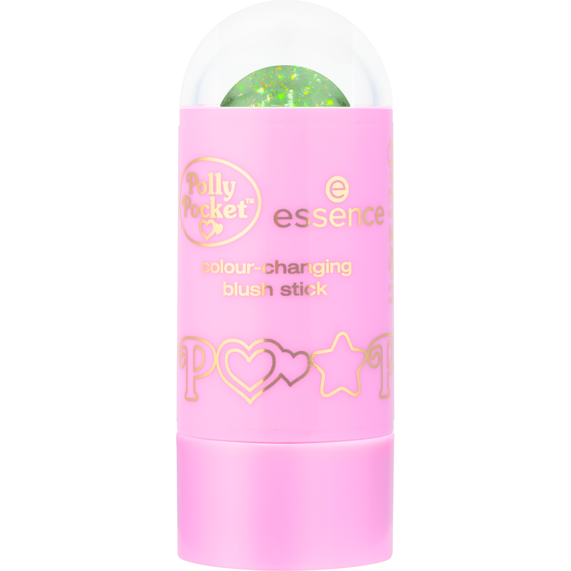 essence Polly Pocket Colour-Changing Blush Stick Mint-to-Pink Creamy Formula