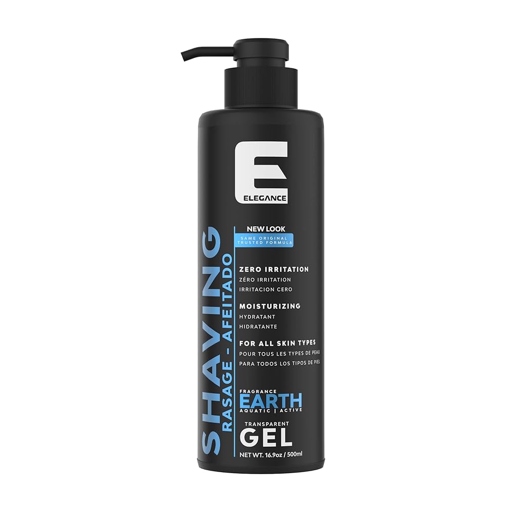 Elegance Plus Shaving Gel Big Pump Earth