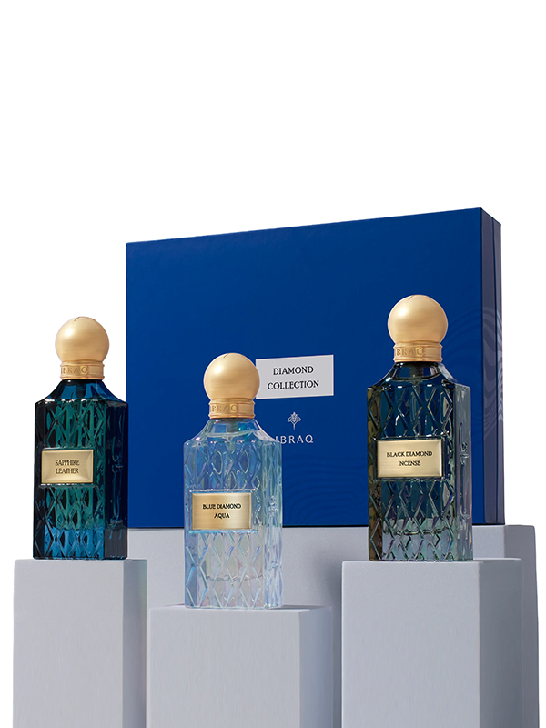 IBRAQ Blue Diamond Collection Gift Set - 3 x 75ml
