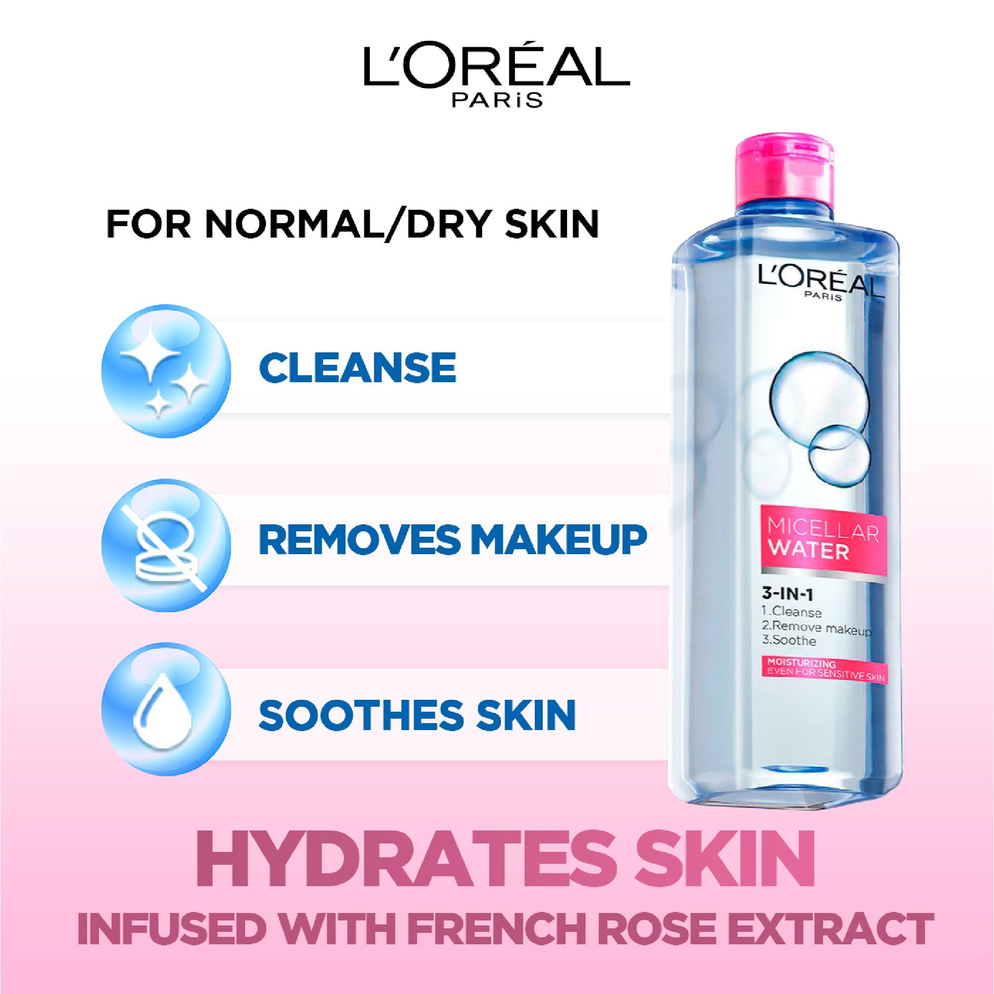 L'Oréal Micellar Makeup Remover 400ml