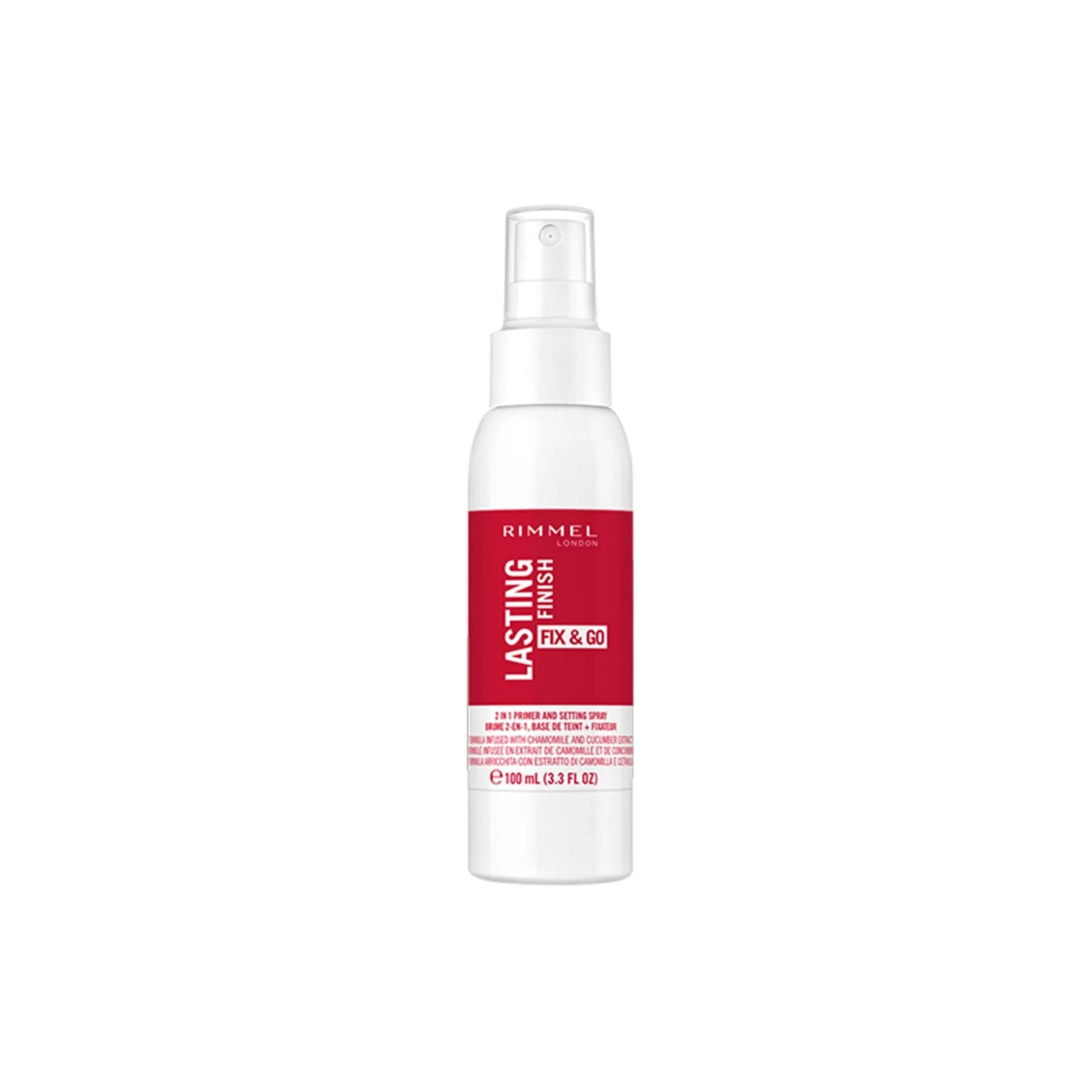Rimmel Insta Fix & Go Setting Spray: Long-Lasting Makeup Fixer 100ml
