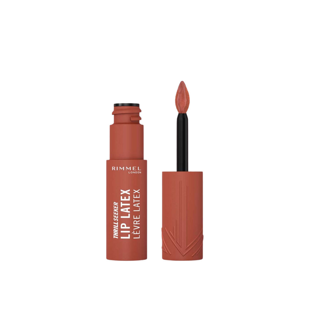 Rimmel Thrill Seeker Lip Latex: High-Shine, Long-Lasting, Vibrant Liquid Lipstick