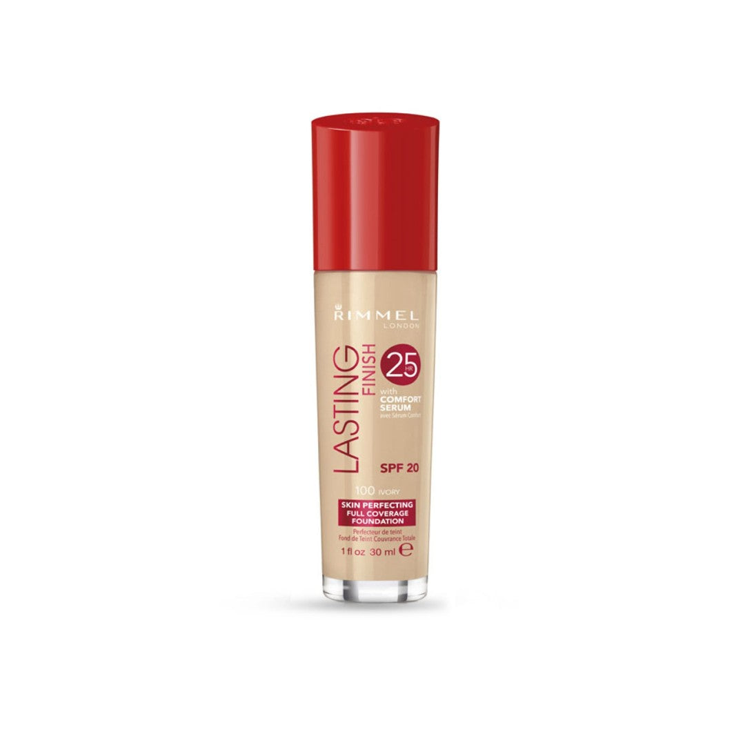 Rimmel Lasting Finish Foundation SPF 20: 30ml Flawless Long-Wear Complexion