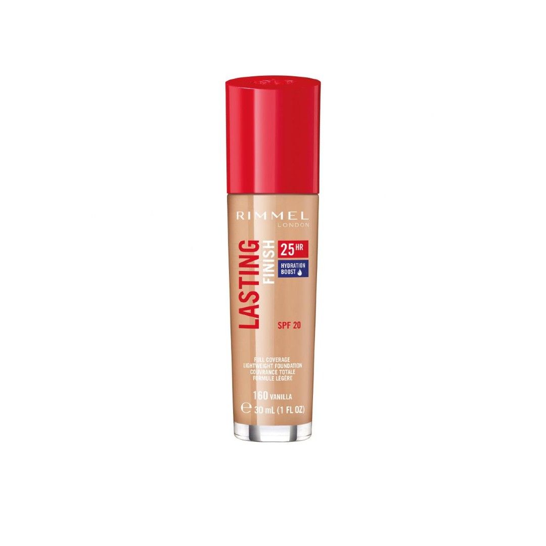 Rimmel Lasting Finish Foundation SPF 20: 30ml Flawless Long-Wear Complexion