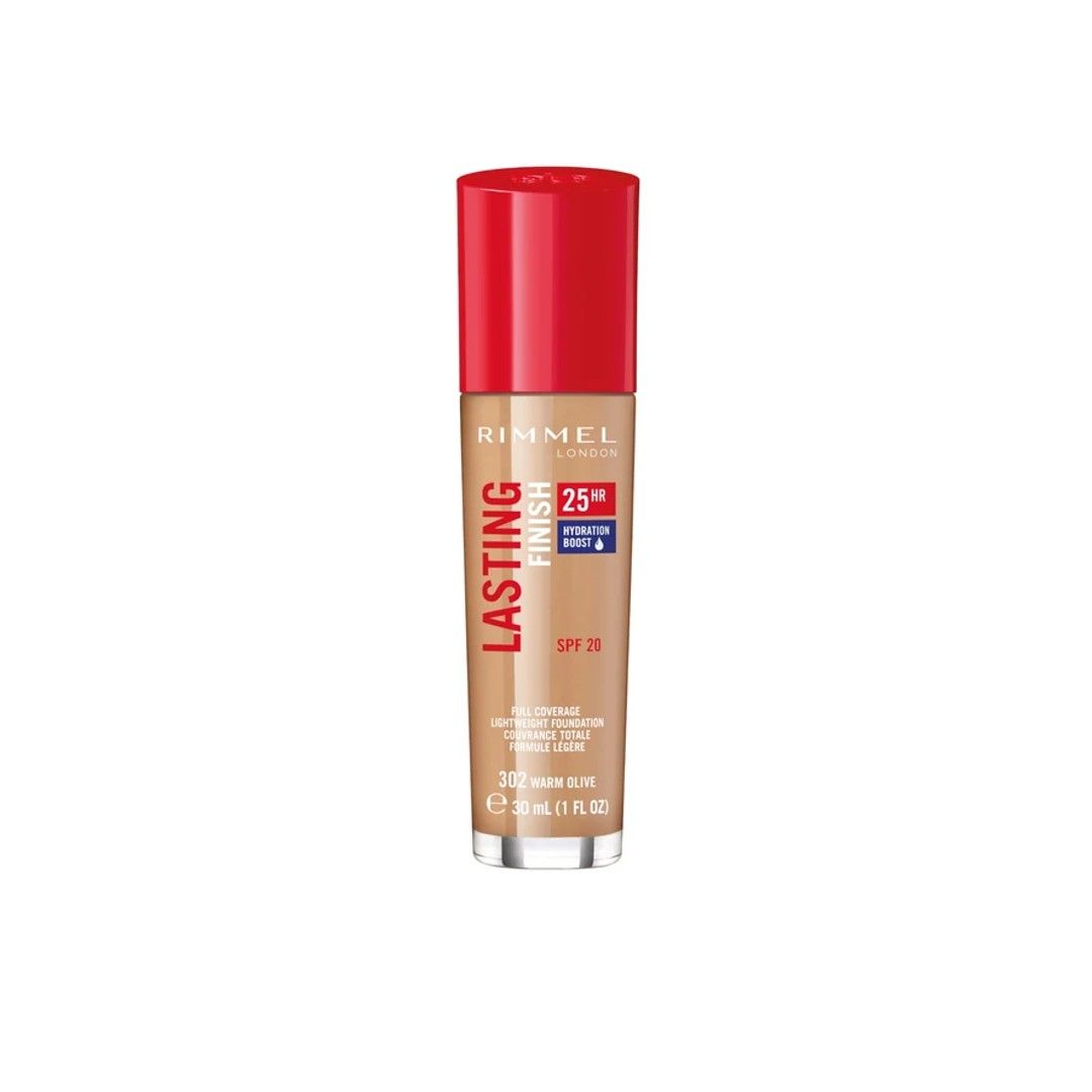 Rimmel Lasting Finish Foundation SPF 20: 30ml Flawless Long-Wear Complexion