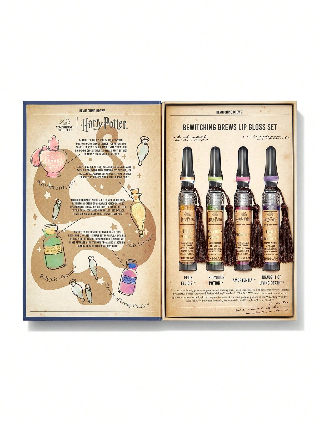 Harry Potter™ x SHEGLAM Bewitching Brews Bottle Lip Gloss Set