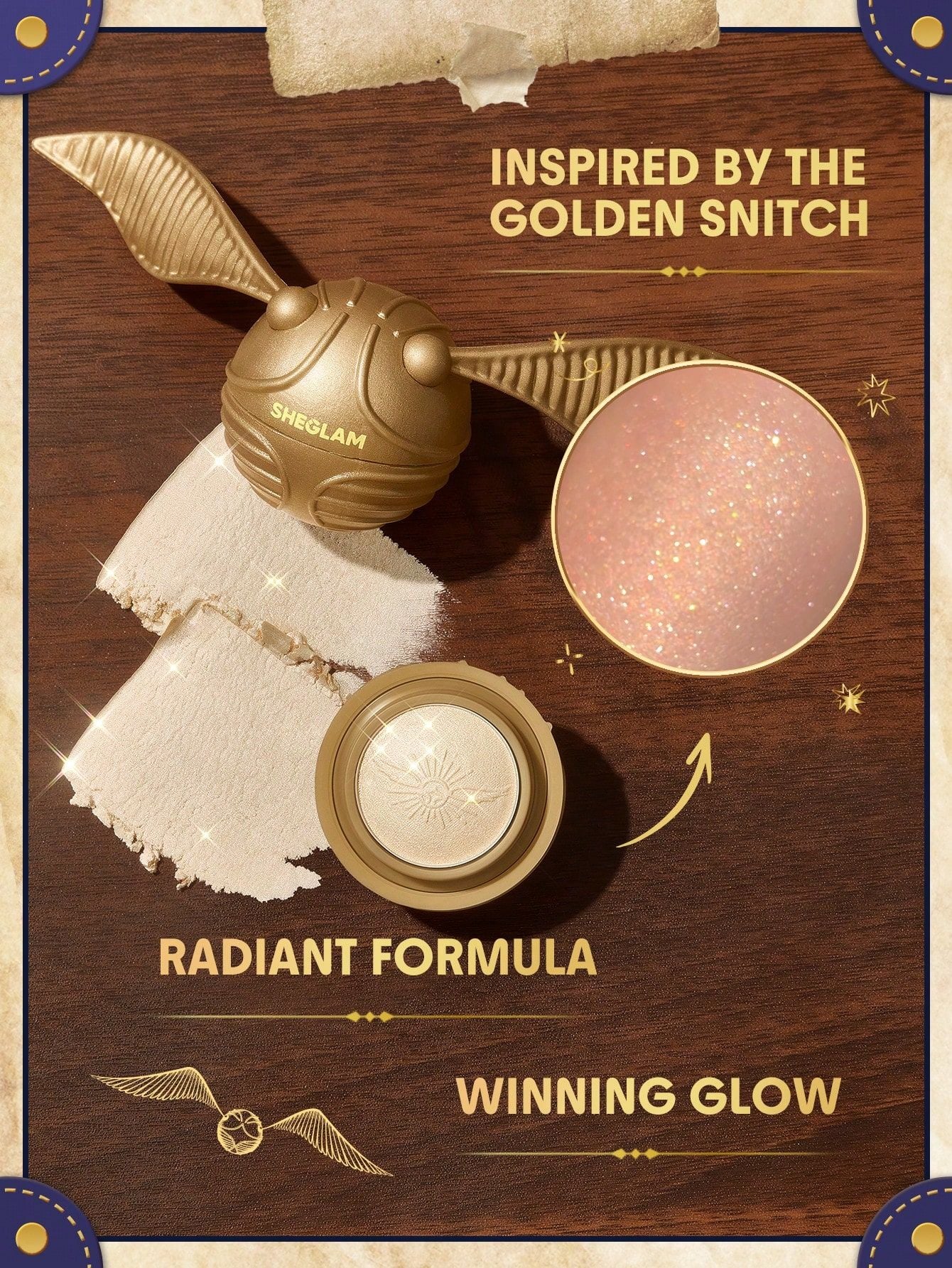 Harry Potter Golden Snitch Highlighter