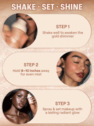 SHEGLAM Light Me Up Luminous Setting Spray with Gold