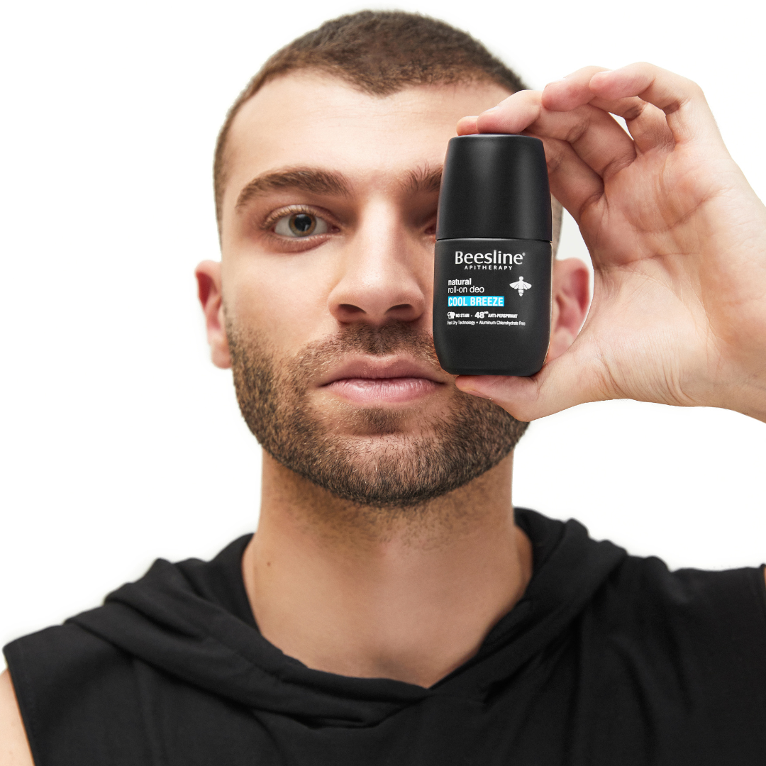 Beesline Natural Roll-On Deodorant for Men