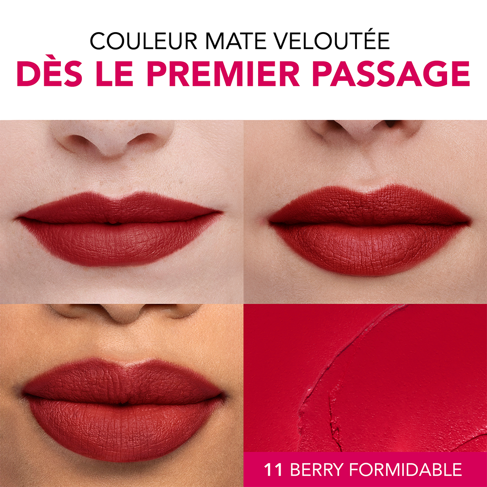 ibraq- Bourjois Velvet The Lipstick Matte 11 Berry Formidable 2.4g