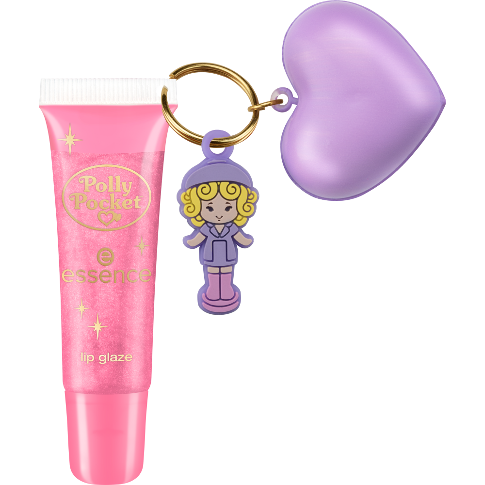 essence Makeup Polly Pocket Lip Glaze – Shimmer, Fruity Keyring