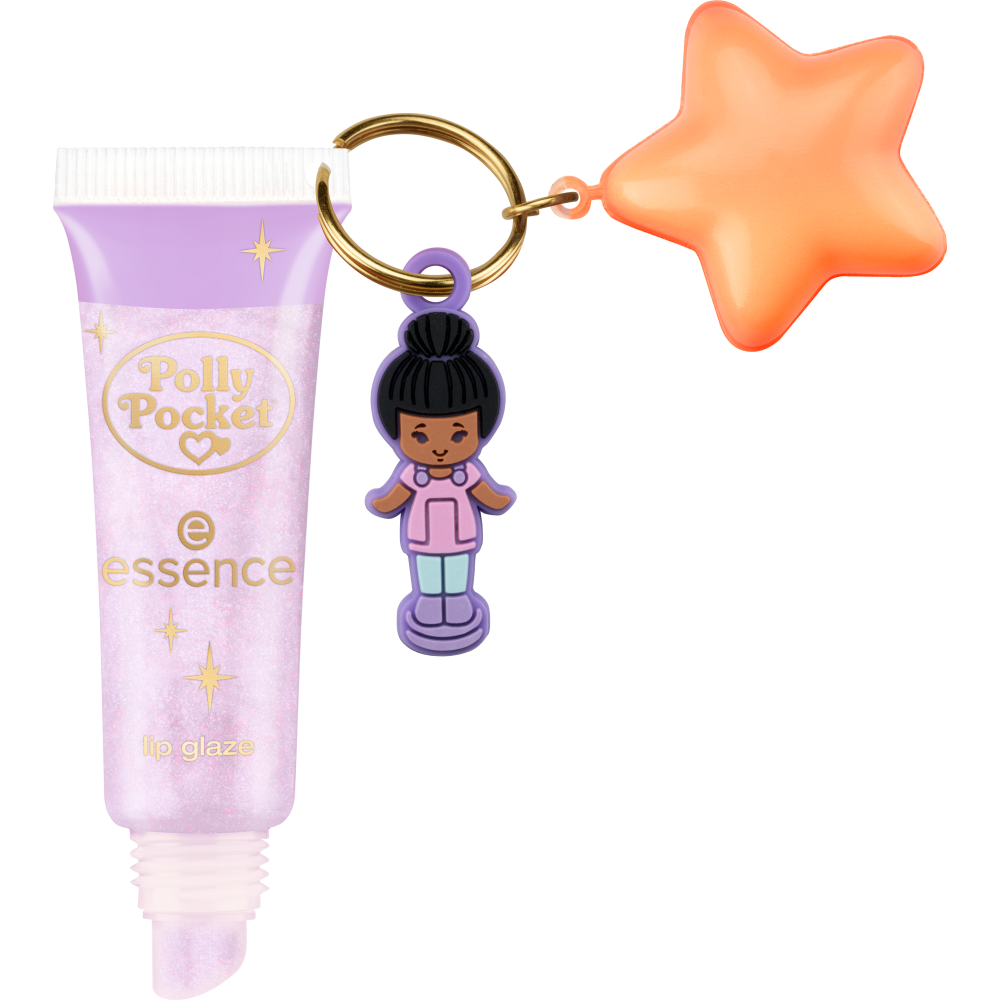 essence Makeup Polly Pocket Lip Glaze – Shimmer, Fruity Keyring