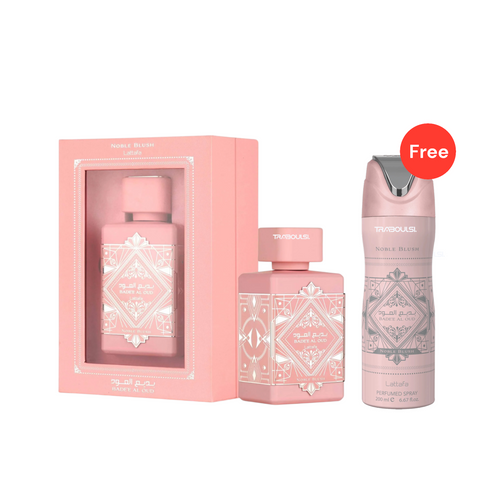 Lattafa Badee Al Oud Noble Blush - 100ML EDP + Free Deo