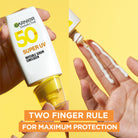 Garnier Super UV Invisible Serum SPF 50+ Sunscreen 30ml - High Protection
