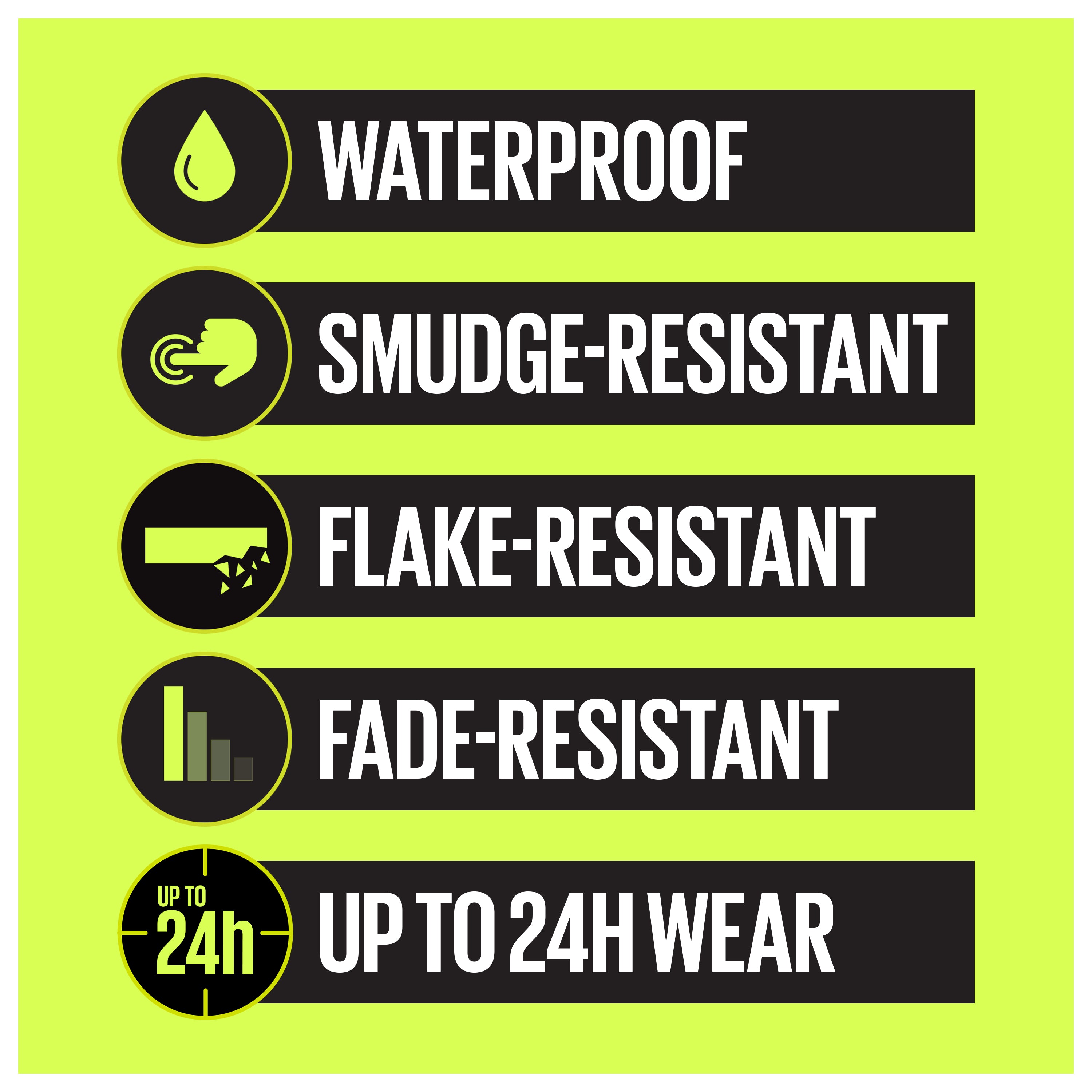 Maybelline Black Tattoo Liner Ink Pen, Waterproof Precision Eyeliner