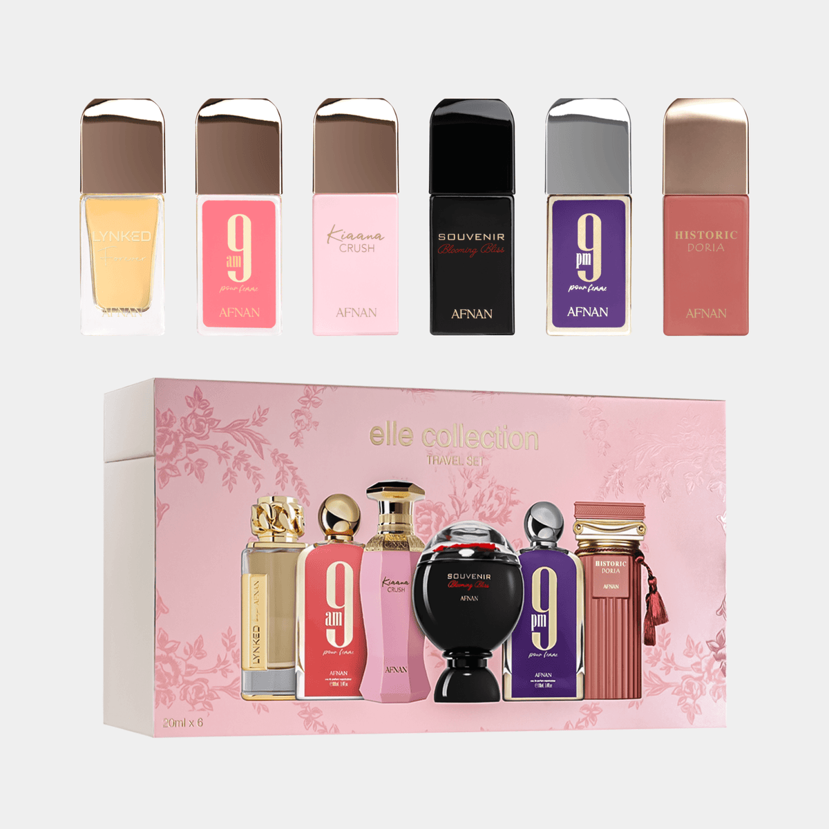 IBRAQ Elle Collection Travel Set 20 ml Set of 6
