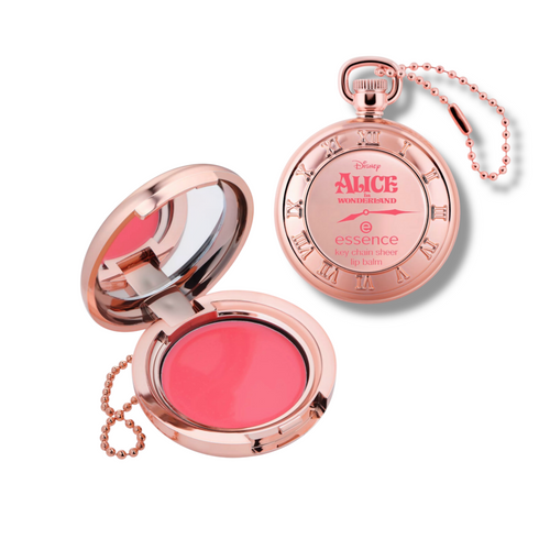essence Alice in Wonderland Keychain Sheer Lip Balm