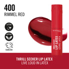 Rimmel Thrill Seeker Lip Latex: High-Shine, Long-Lasting, Vibrant Liquid Lipstick