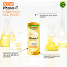 Garnier Fast Bright Wash with Vitamin C 400ml for Radiant Skin